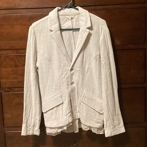 Sundance light cream Textured Jacket